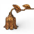 2" Gold Cast Iron Hand Painted Tabletop Sculpture