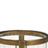7" Gold Glass Tabletop Lantern Candle Holder