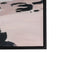 Pacific Edge I Hand Painted Black Floater Frame Wall Art