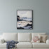 Pacific Edge II Hand Painted Black Floater Frame Wall Art