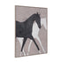 Gallop of the Divine Hand Painted Light Brown Floater Frame Wall Art