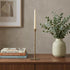 12" Gold Metal Floor Taper Candlestick