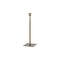 12" Gold Metal Floor Taper Candlestick