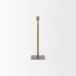12" Gold Metal Floor Taper Candlestick