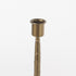 12" Gold Metal Floor Taper Candlestick