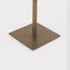 12" Gold Metal Floor Taper Candlestick