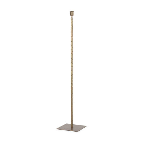 30" Gold Metal Floor Taper Candlestick