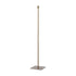 30" Gold Metal Floor Taper Candlestick