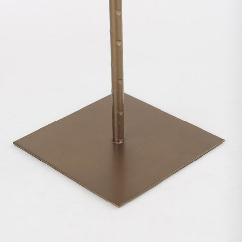 30" Gold Metal Floor Taper Candlestick