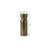 8" Gold Metal Tabletop Taper Candlestick