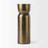 8" Gold Metal Tabletop Taper Candlestick