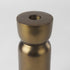 8" Gold Metal Tabletop Taper Candlestick