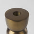 8" Gold Metal Tabletop Taper Candlestick