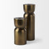8" Gold Metal Tabletop Taper Candlestick