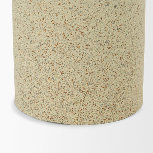 11" Beige Metal Tabletop Votive Candle Holder
