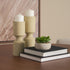 11" Beige Metal Tabletop Votive Candle Holder