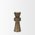 10" Antiqued Gold Metal Tabletop Votive Candle Holder