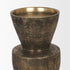 10" Antiqued Gold Metal Tabletop Votive Candle Holder