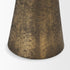 10" Antiqued Gold Metal Tabletop Votive Candle Holder