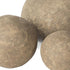 6" Gray Paper Sphere Tabletop Sculpture