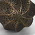 4" Antiqued Gold Metal Sphere Tabletop Sculpture