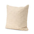 22" Ivory Cotton Blend Throw Pillow Cover