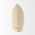 22" Ivory Cotton Blend Throw Pillow Cover
