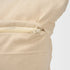 22" Ivory Cotton Blend Throw Pillow Cover