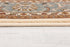 8' X 8' Cream And Blue Abstract Round Rug
