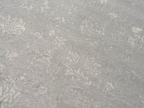 6' Gray And Beige Abstract Area Rug
