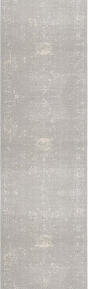 6' Gray And Beige Abstract Area Rug