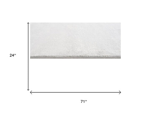 6' Gray And Beige Abstract Area Rug