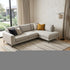 7' X 10' Gray And Beige Abstract Area Rug