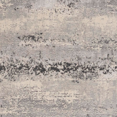 8' X 11' Gray And Beige Abstract Area Rug
