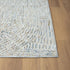 8' Light Gray And Ivory Abstract Washable Runner Rug