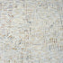 8' Light Gray And Ivory Abstract Washable Runner Rug