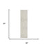 8' Light Gray And Ivory Abstract Washable Runner Rug