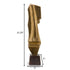 21" Gold And Bronze Aluminum Hand Painted Statue
