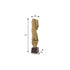 21" Gold And Bronze Aluminum Hand Painted Statue