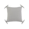 Set of Two 20" Gray And Charcoal Chevron Cotton Throw Pillow Covers