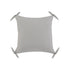 Set of Two 20" Gray And Charcoal Chevron Cotton Throw Pillow Covers