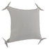 Set of Two 20" Gray And Charcoal Chevron Cotton Throw Pillow Covers
