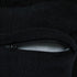 Set of Two 20" Jet And Black Striped Cotton Throw Pillow Covers