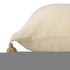 Set of Two 20" Natural And Beige Cotton Throw Pillow Covers