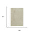 7' X 9' Tan And White Abstract Washable Area Rug With UV Protection