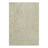 7' X 9' Tan And White Abstract Washable Area Rug With UV Protection