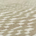 7' X 9' Tan And White Abstract Washable Area Rug With UV Protection