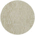 8' Tan And White Abstract Washable Round Rug With UV Protection