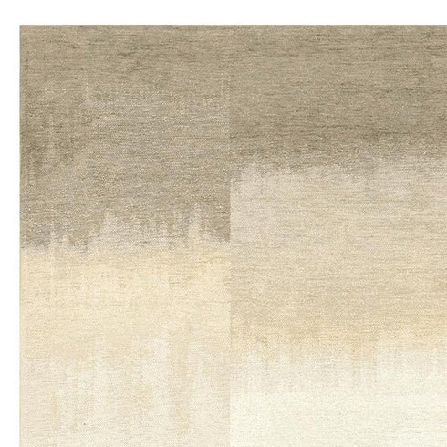 8' X 11' Gray And White Abstract Washable Area Rug With UV Protection