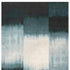 8' X 11' Blue And White Abstract Washable Area Rug With UV Protection